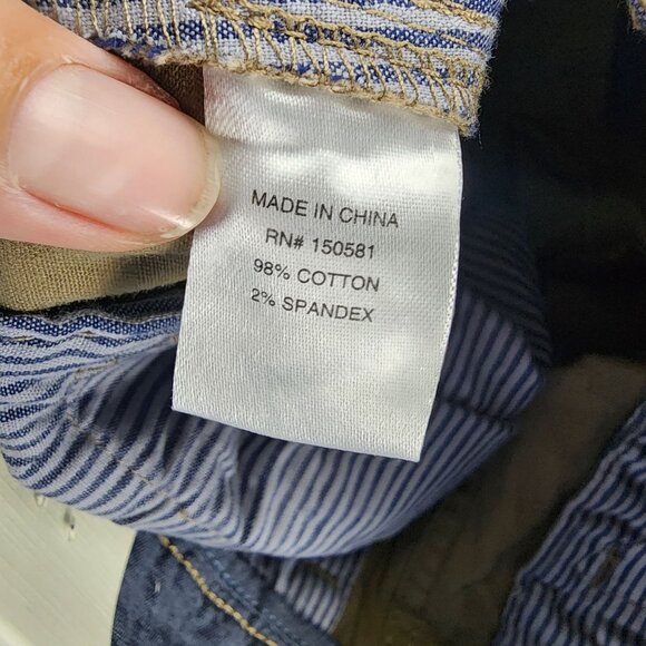 Flag & Anthem Pants Mens 28x32 Tan Stretch Nashville Straight Chino *NWT* - Picture 13 of 15